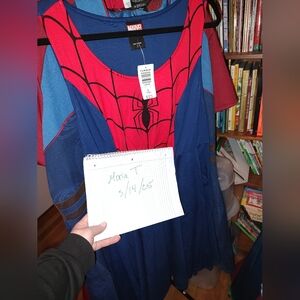 Torrid Spider-Man Skater Dress Plus Size 2 BNWT